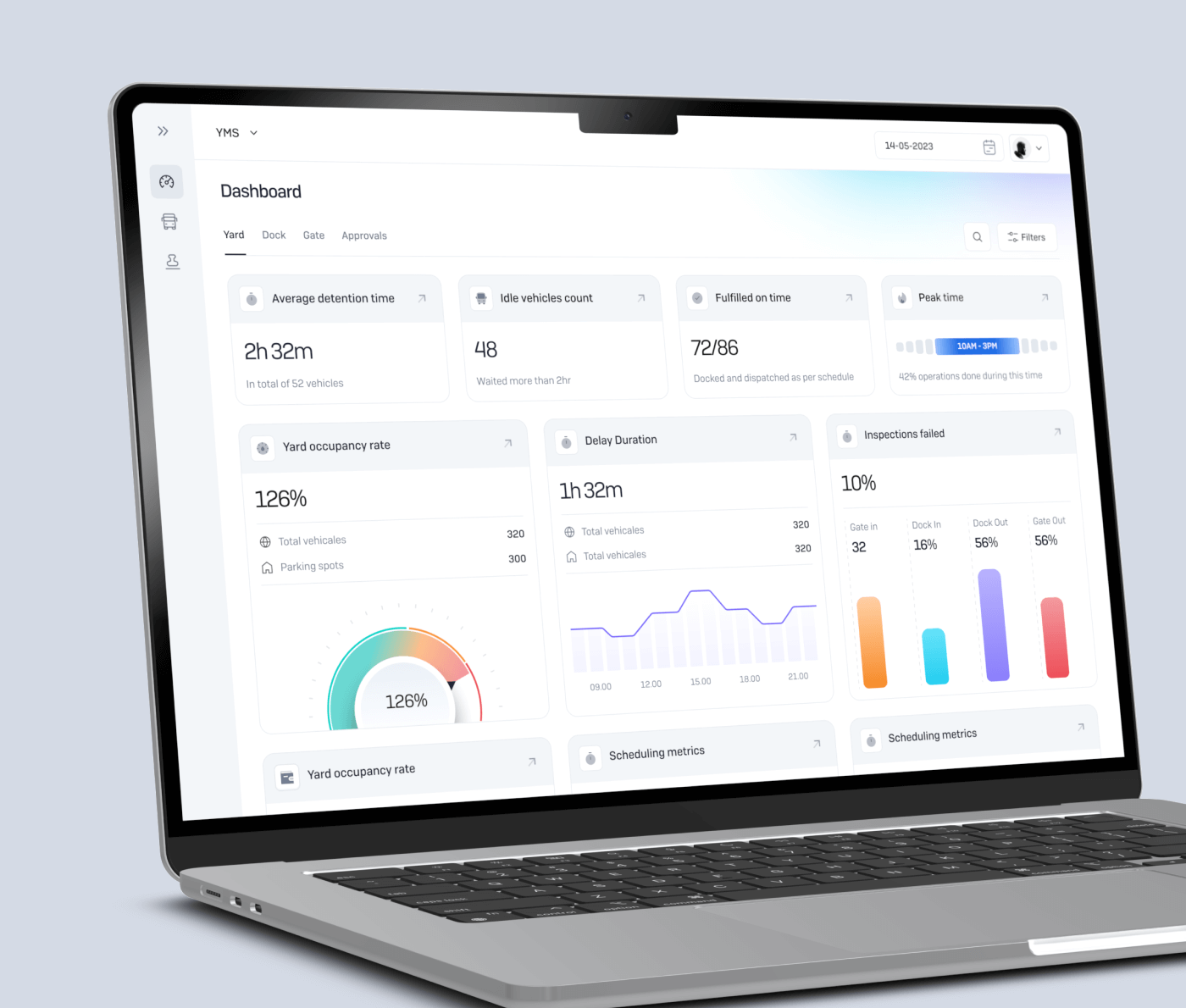 Stackbox warehouse mission control dashboard
